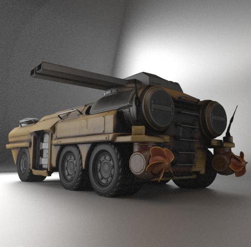 Amphibious Tank (Test Drive)