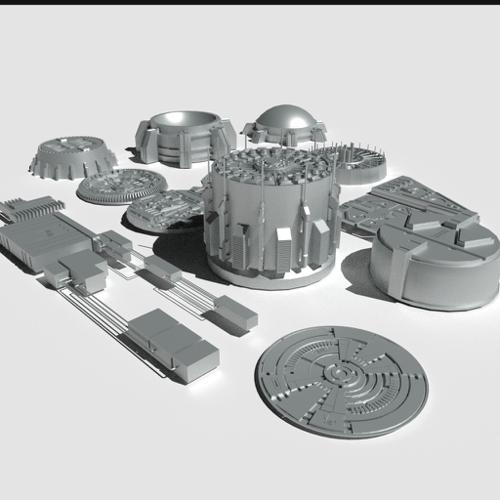 Round objects for sci-fi
