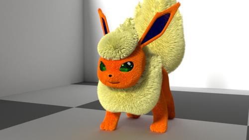 Fluffy Flareon