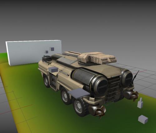 Amphibious Tank (New Rig)