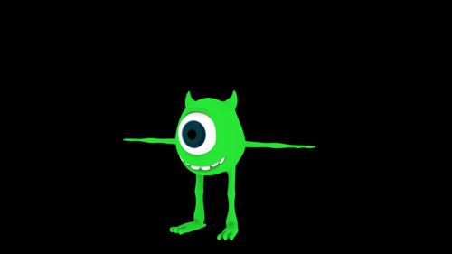 modeling karakter ( monster inc)