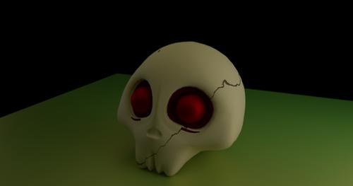 Cartoon Skull Funny