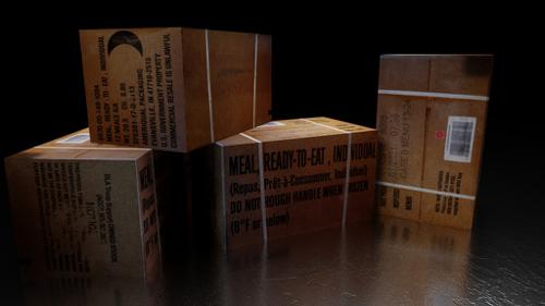 Meals, Ready-to-Eat Case B Box (MRE)
