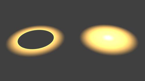 Cycles 2D Glow Material