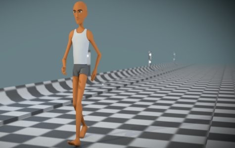Blender character 03 - walkcycle