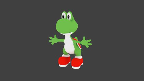 yoshi 3d low poly
