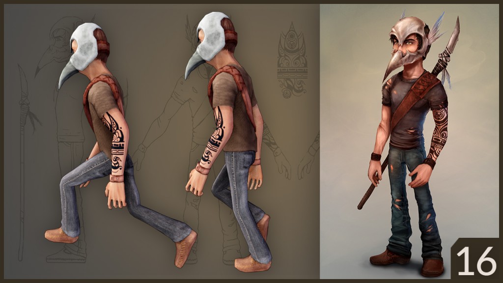 CGC Classic: Low Poly Character with Skull Helmet