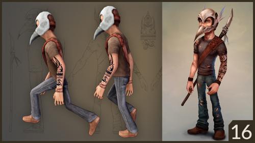 CGC Classic: Low Poly Character with Skull Helmet