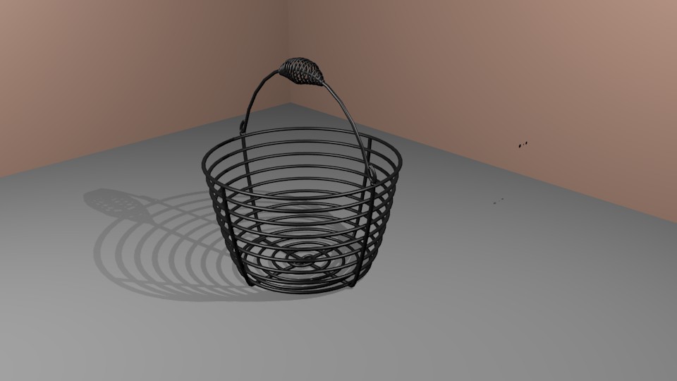Metal basket - round