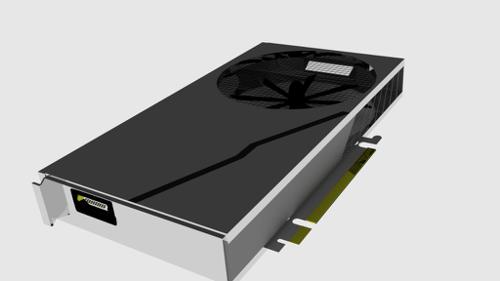Gpu (Graphics Card) blender 3d  model