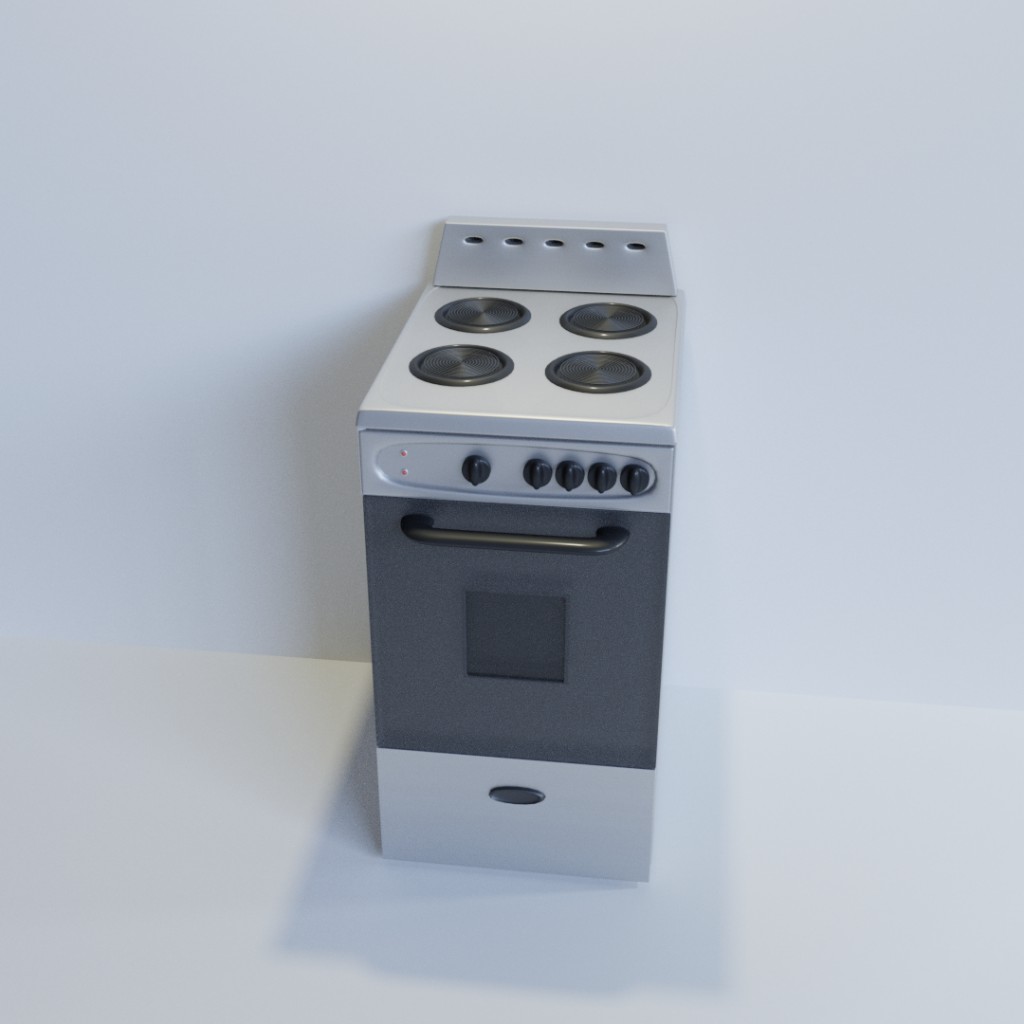 Apartment Stove - Blender 2.8
