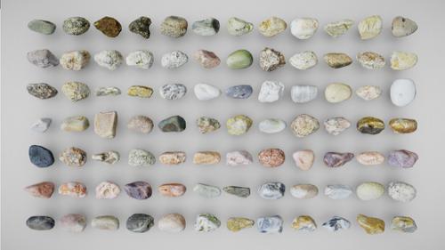 84 lowpoly rocks