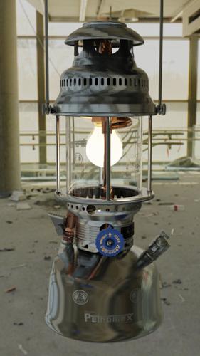 Petromax hk 500 kerosene lamp (Blender 2.8)
