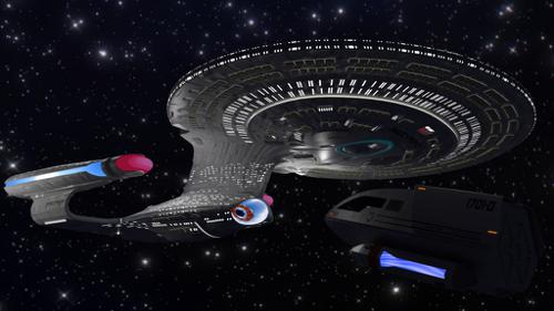 NCC1701D Enterprise (Blender 2.8)