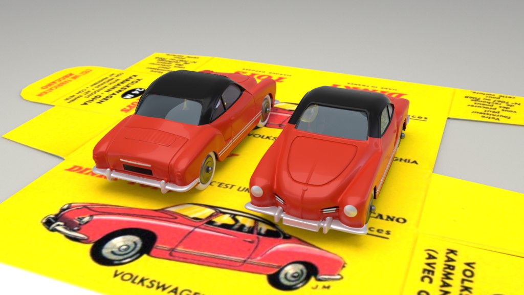 Dinky toys wolkswagen karmann ghia