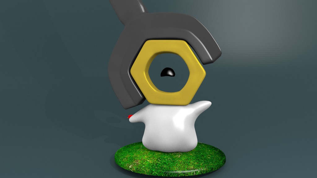 Happy Meltan with wrench