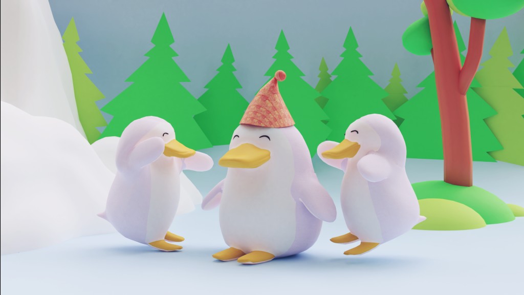 Penguin 3d model