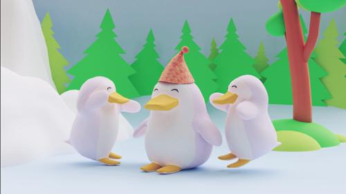 Penguin 3d model