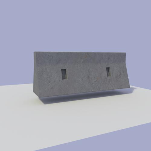 Concrete barrier