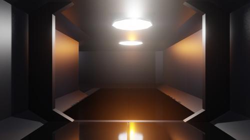 Spaceship Corridor - Empty