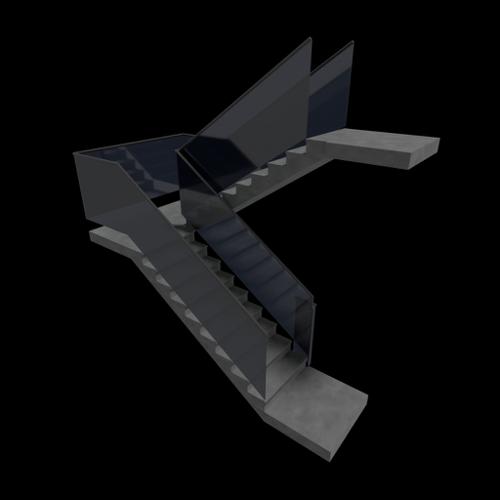 industrial stairs