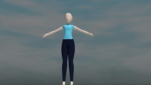 Base woman mesh