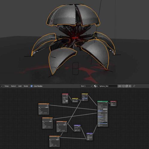 Sphere-Bot with hydraulics 2.8 Version