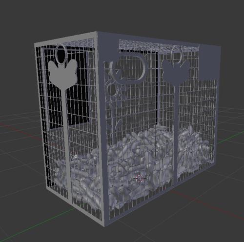 Bottle Cage, Bottle Trash Collector (Skate'n Modeling 5)