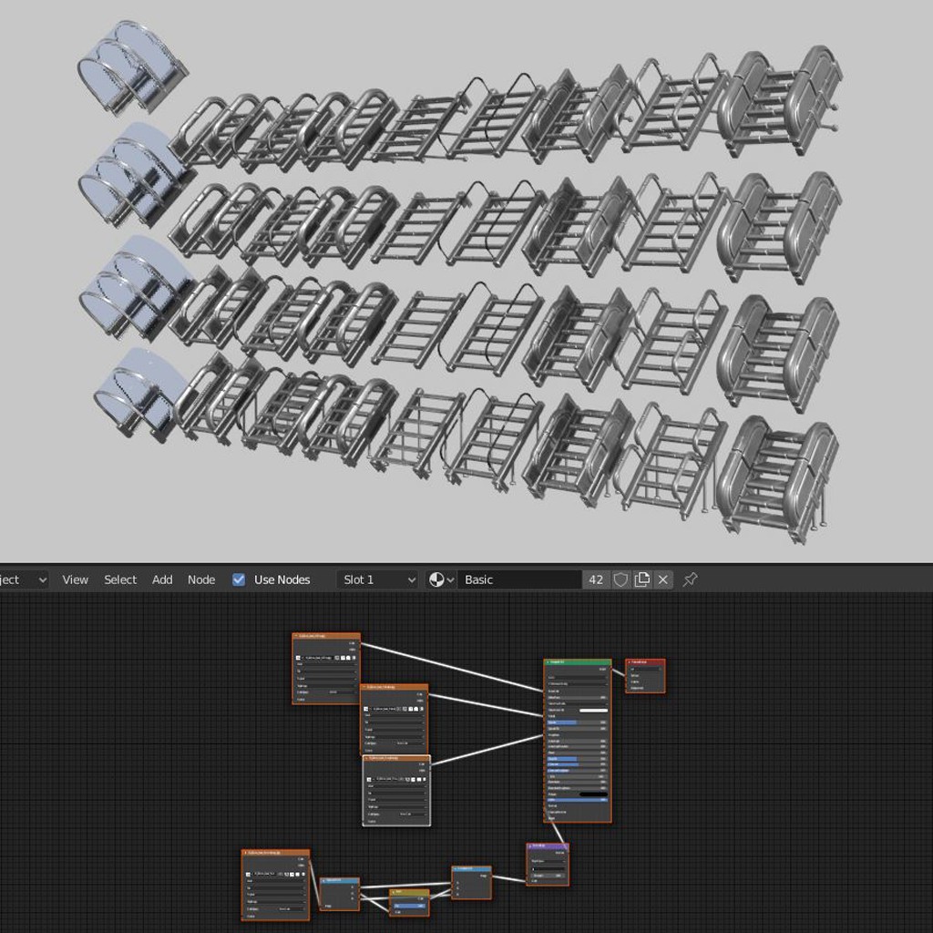 Modular Sci-Fi Stairs (Basic Version)