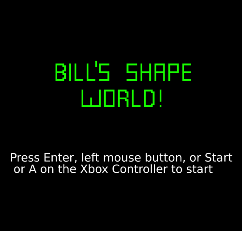 bill's shape world