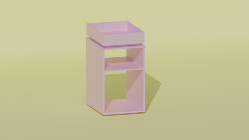 Simple Modern Bedside Table