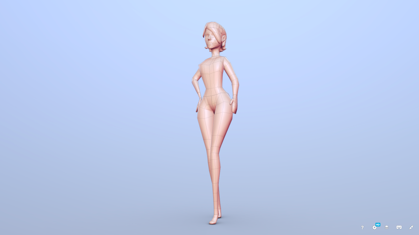 Mary Female Base Mesh