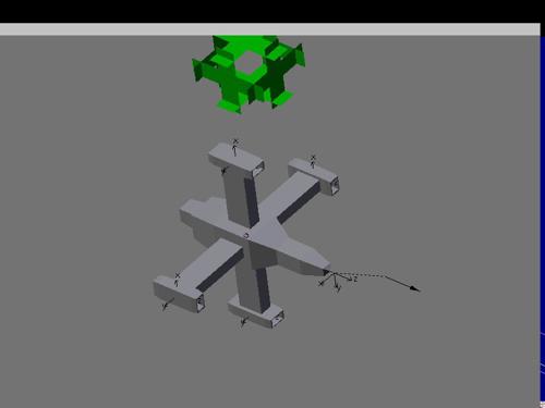 Space fighter game test