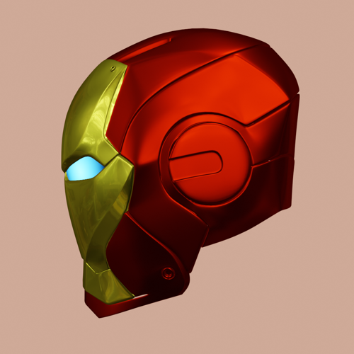 cabeza de iron man