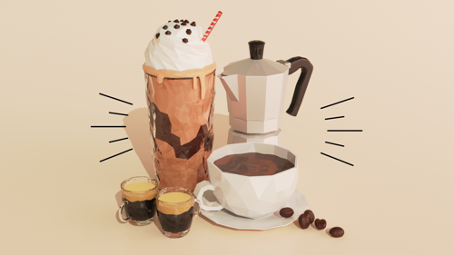 Low Poly Coffee