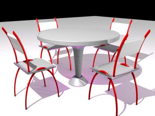 Mesa com cadeiras