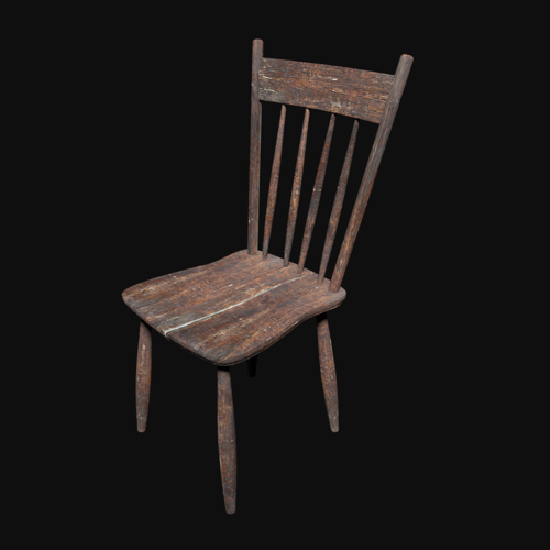 Old wooden chair