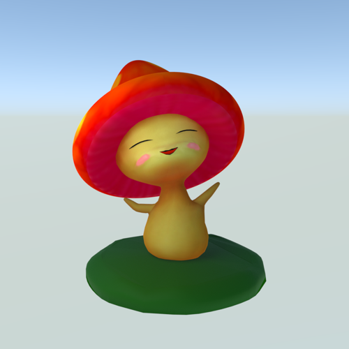 Cute Mushroom Creature