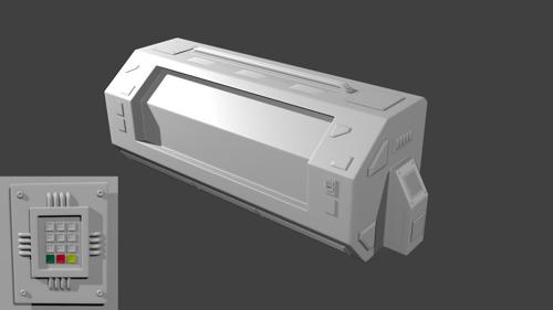 Sci-fi crate (untextured)