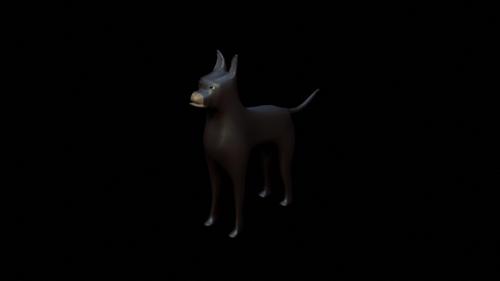 Dog character made in Blender 2.8