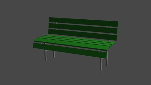 Simple Park Bench