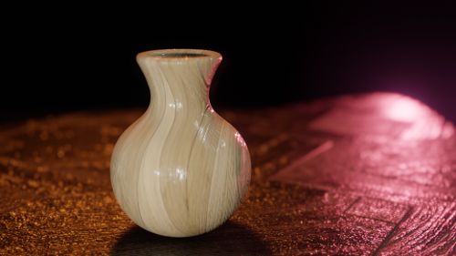 Procedural Vase with PBR textures