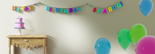 Birthday decorations with Animation Nodes