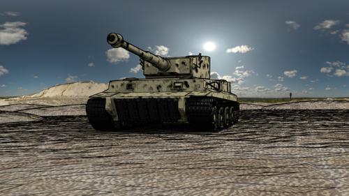 Heavy German Tiger Tank