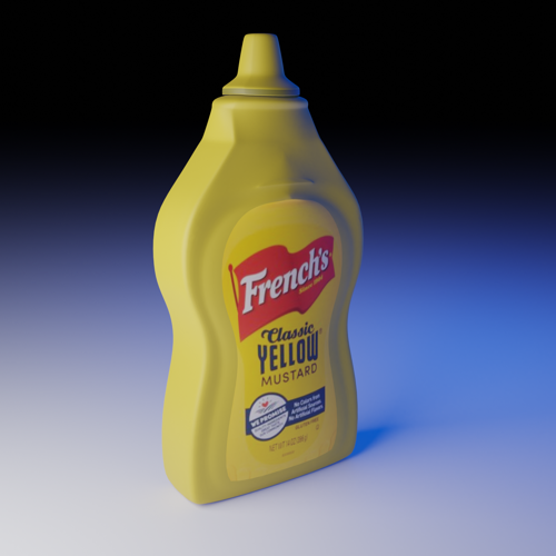 French's Mustard Bottle
