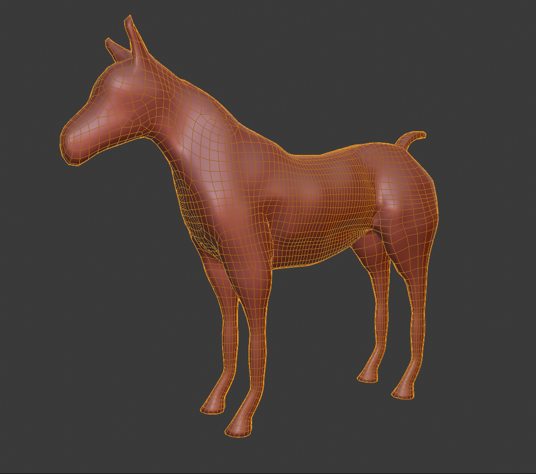 Base Mesh Horse