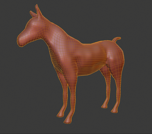 Base Mesh Horse