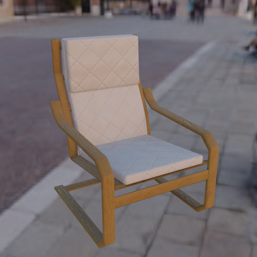 UV unwrapped armchair