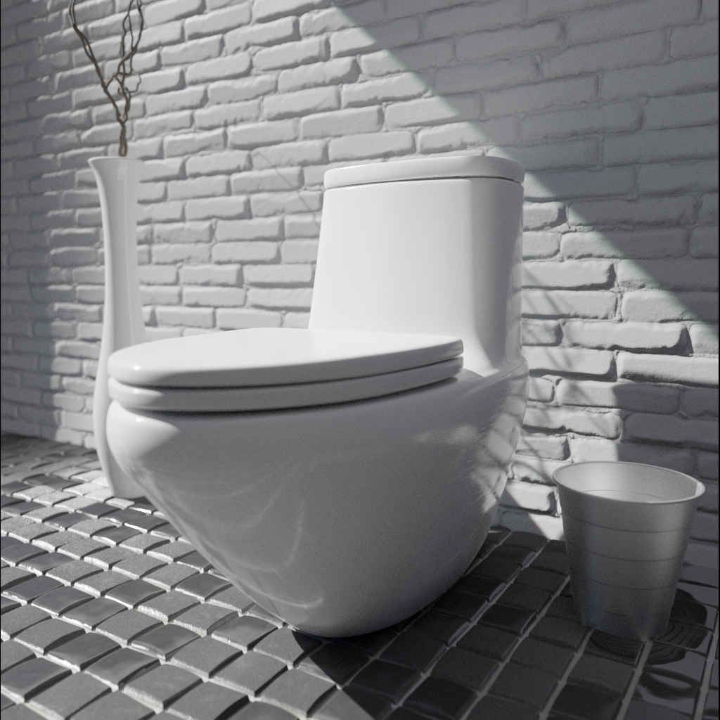 modern toilet
