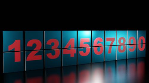 Numbers split on 2 Blocks